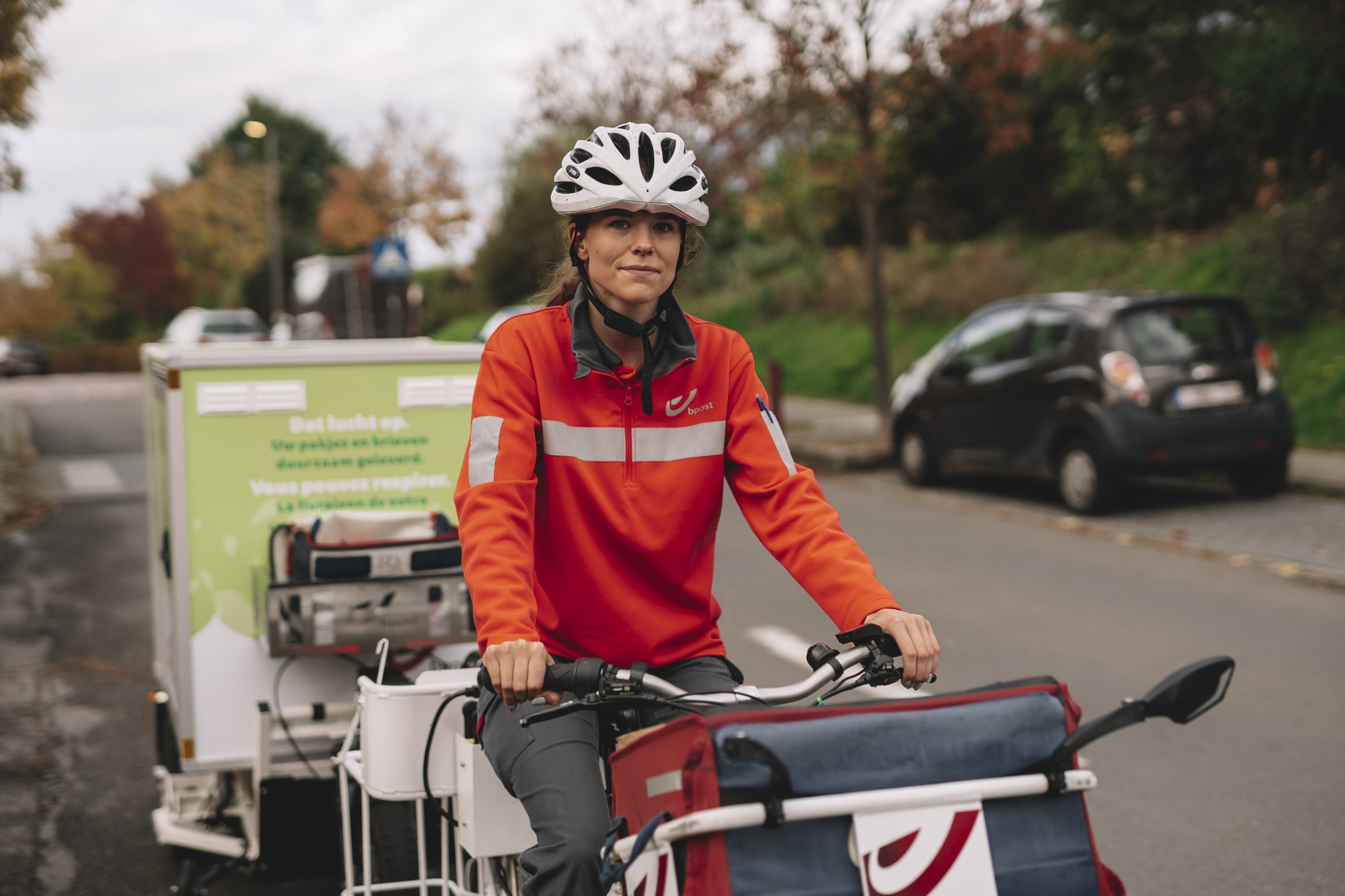 One in five Belgians receives emission-free parcels and mail thanks to bpost