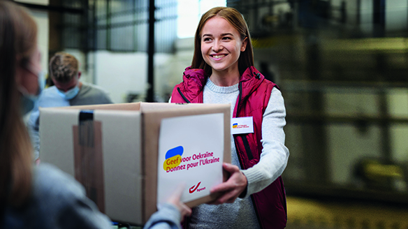 bpost helpt Oekraïne